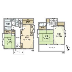 栄町戸建の物件間取画像